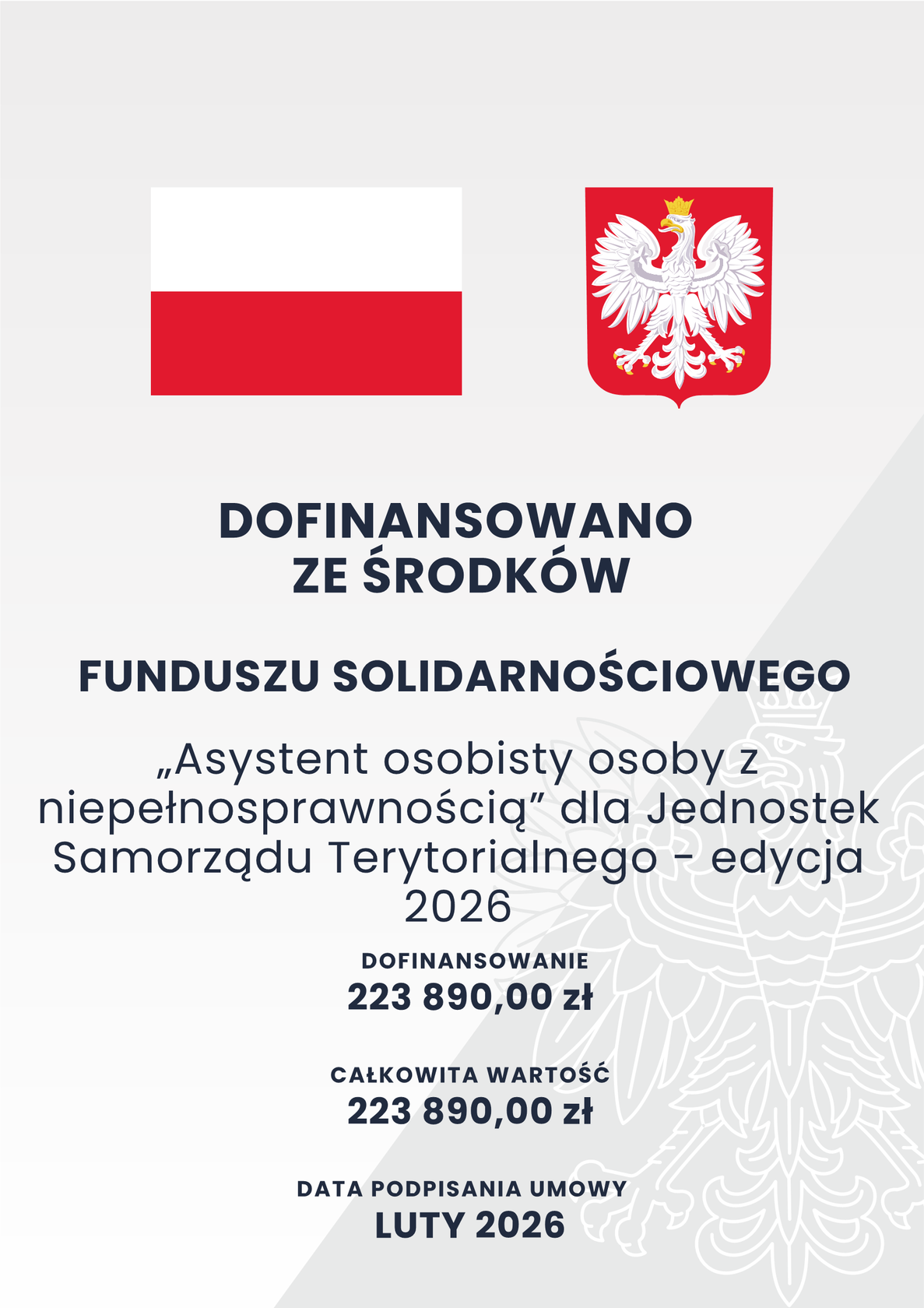 Aktualność: Asystent osobisty osoby niepełnosprawnej - edycja 2026