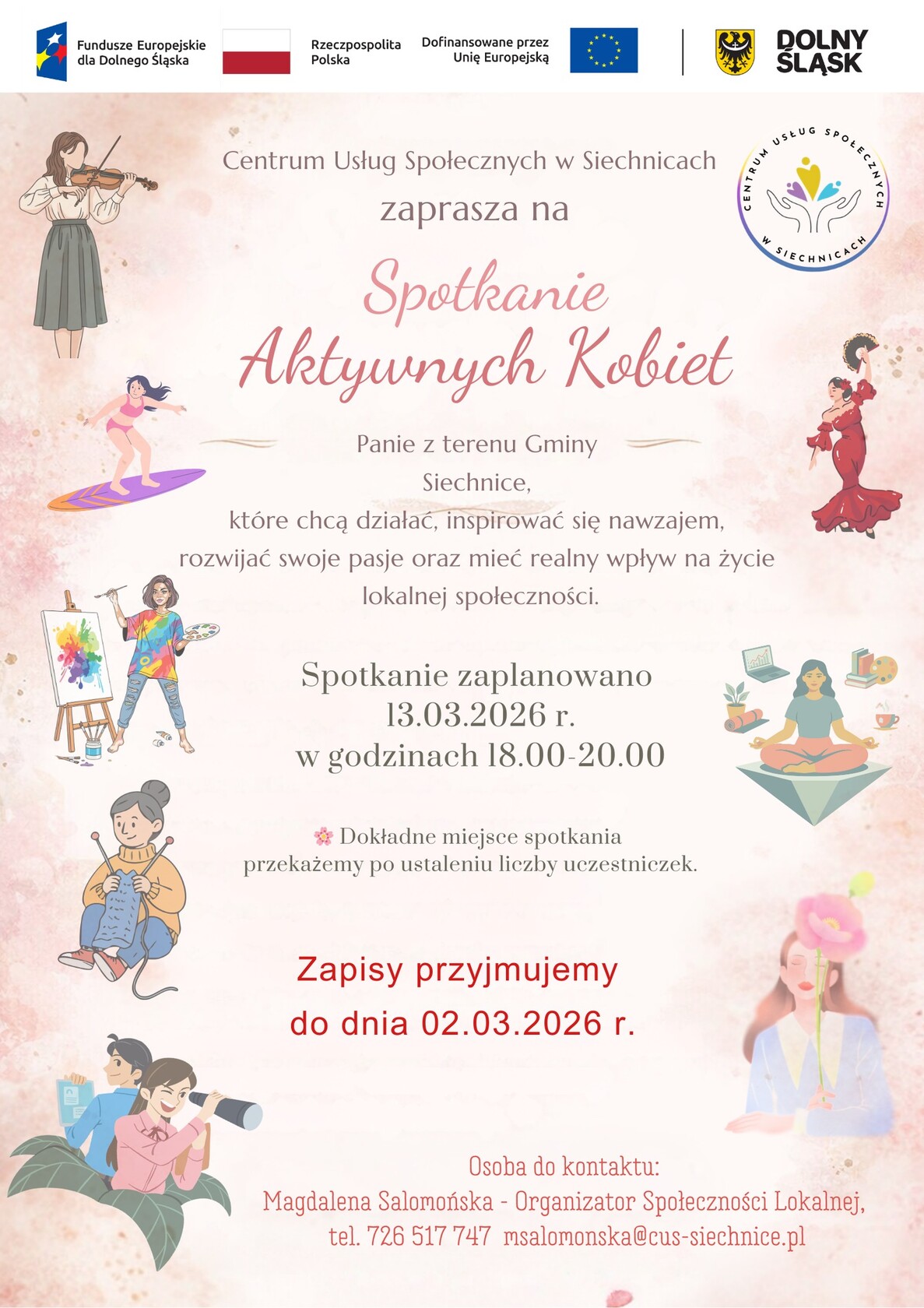 Aktualność: Spotkanie z okazji Dnia Kobiet!